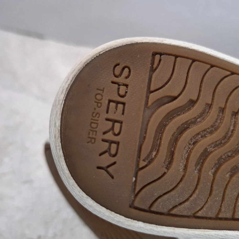 Sperry Top Sider Sneaker Women's 7 Taupe